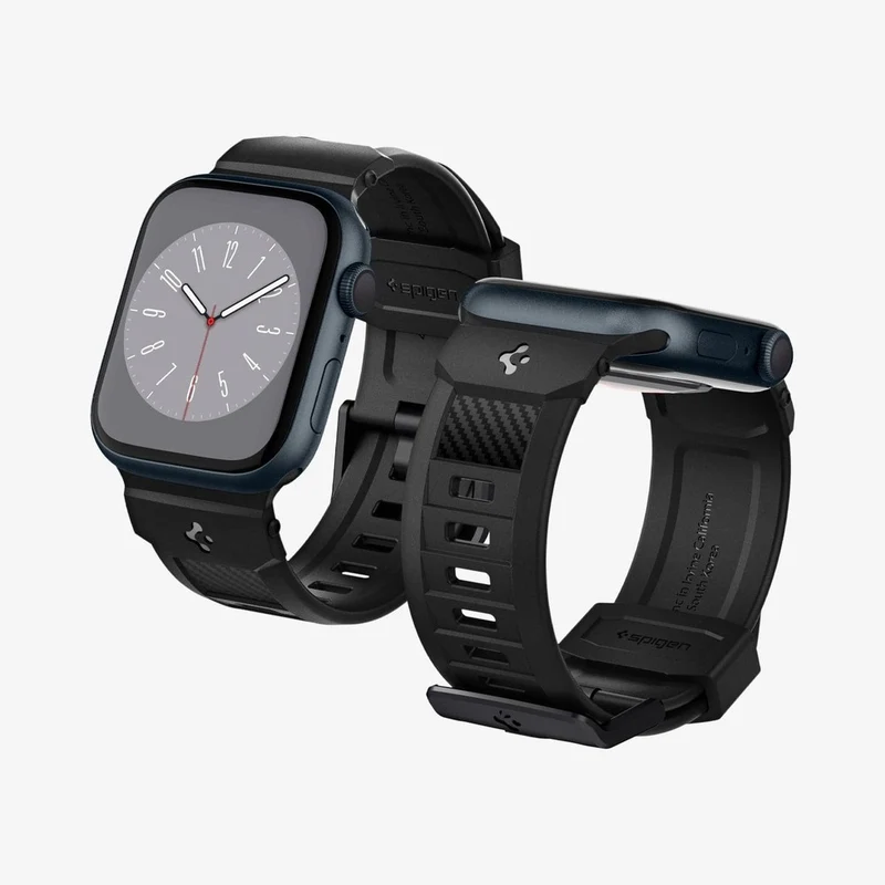 Spigen Apple Watch 42mm 41mm 40mm 38mm Rugged Band (Black)