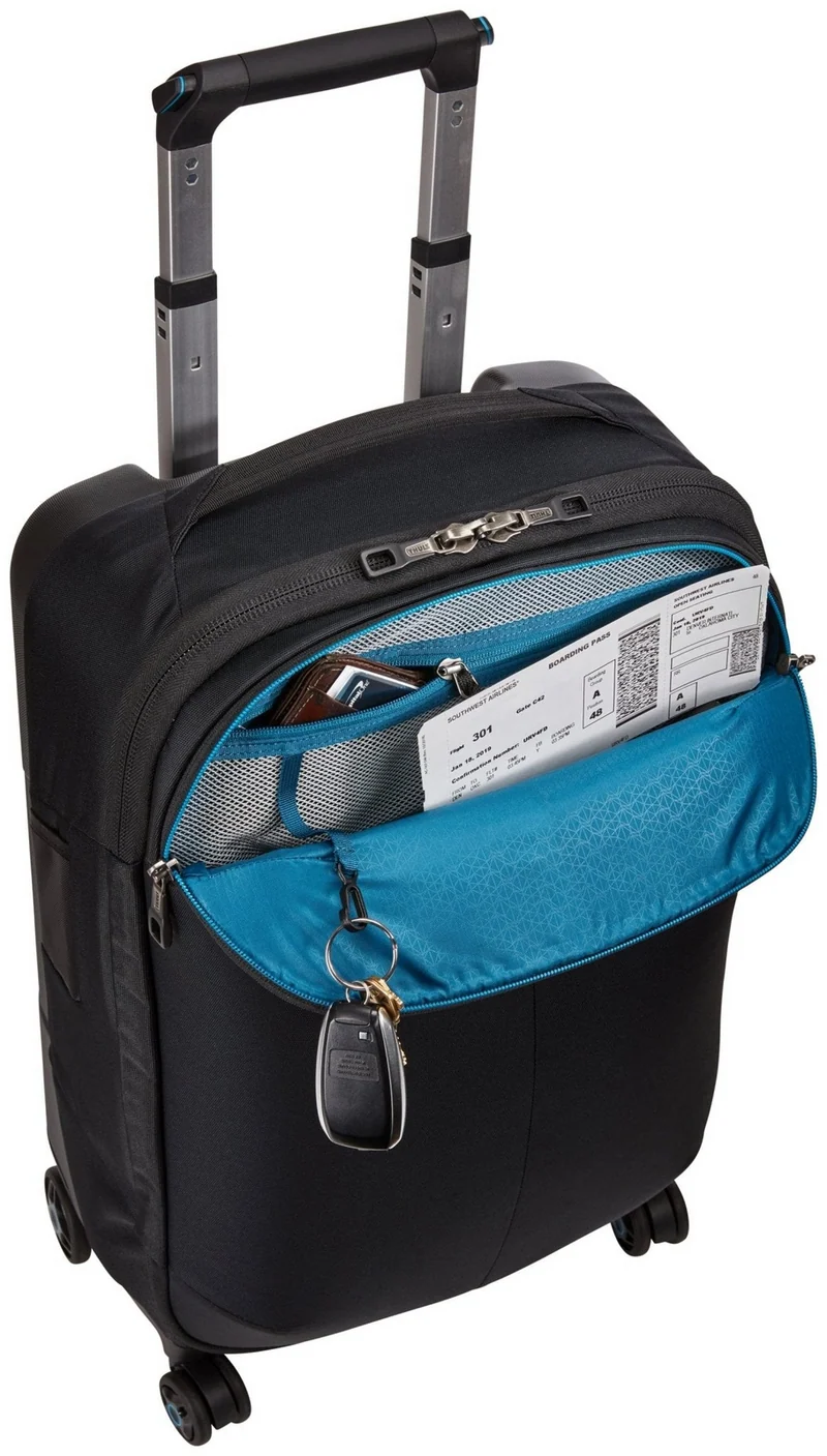 Thule Subterra 33L 55cm Carry On Spinner Travel Luggage Suitcase Wheeled Bag in Black