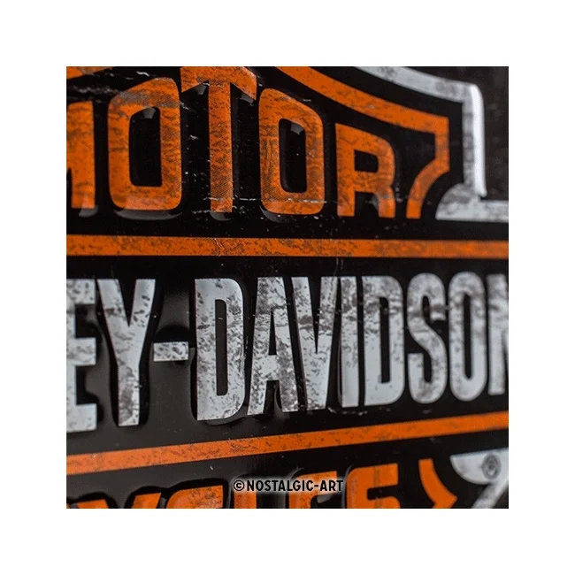 Nostalgic-Art 20x30cm Wall Hanging Sign Plaque Harley Original Logo Parking Only