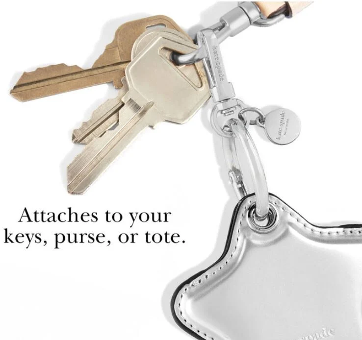 Kate Spade Star Charm Keychain for AirTag