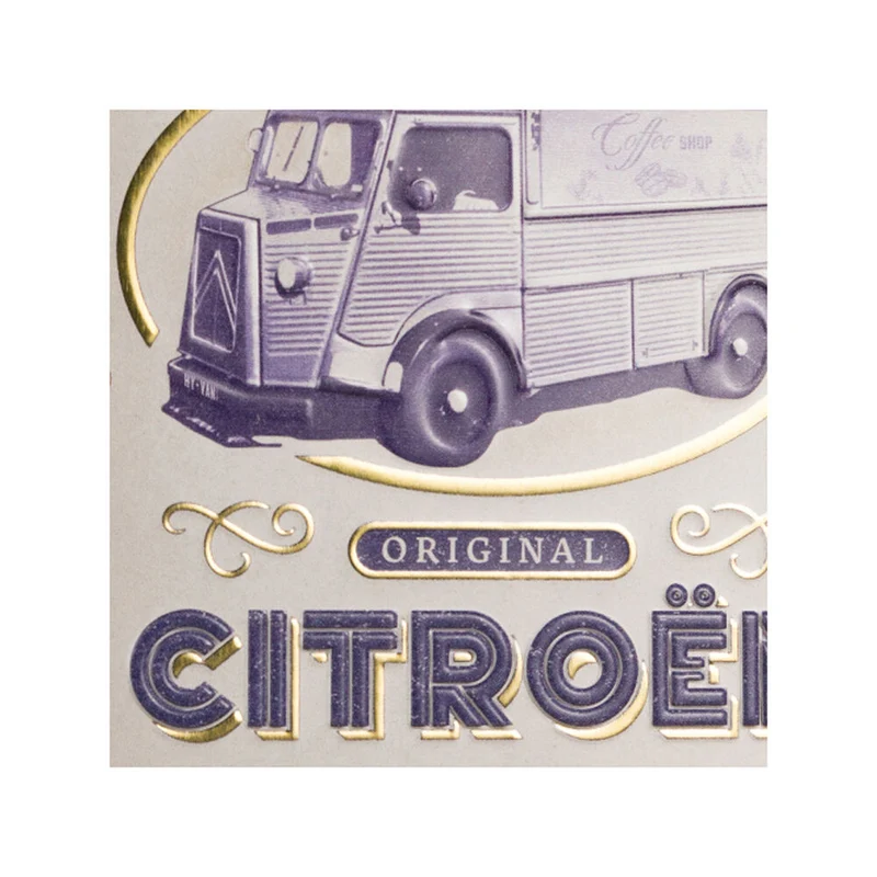 Nostalgic-Art Storage Metal Tin Citroen Coffee Truck Clip Top 7.5x11x17.5cm