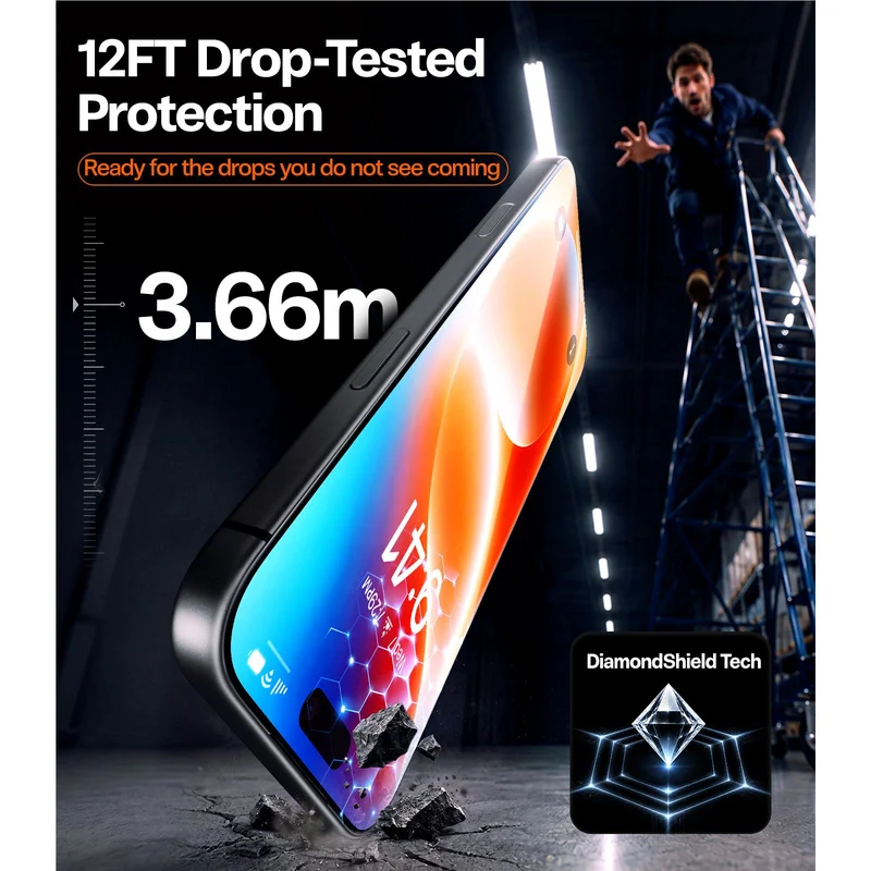 Torras HD Glass Screen Protector for iPhone 18 Pro Max