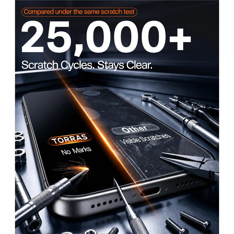 Torras HD Glass Screen Protector for iPhone 18 Pro