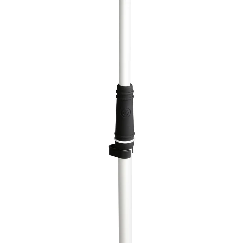 Gravity Straight Mic Stand with Round Base 160cm (White)