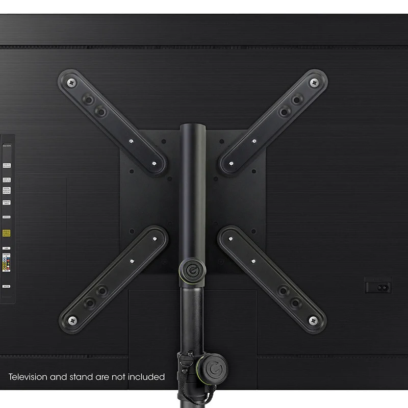 Gravity SAVESA LCD TV Monitor Mount Bracket Holder Storage For 35mm Pole Black