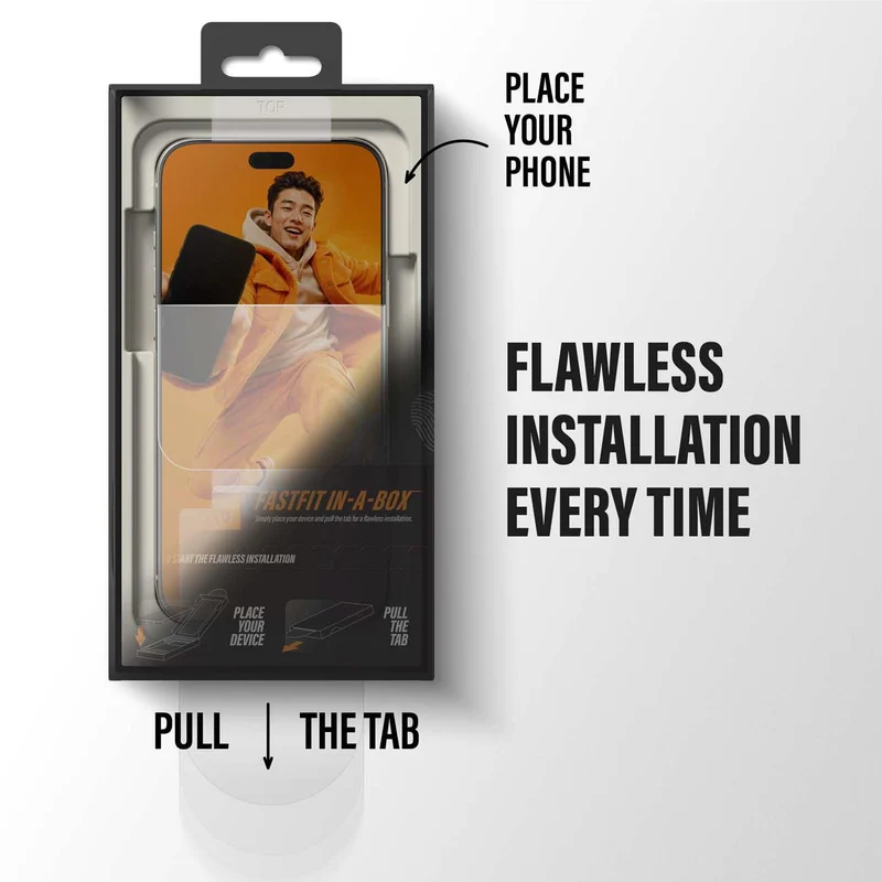 PanzerGlass Platinum Screen Protector for iPhone 18 Pro/17 Pro with FASTFIT IN-A-BOX