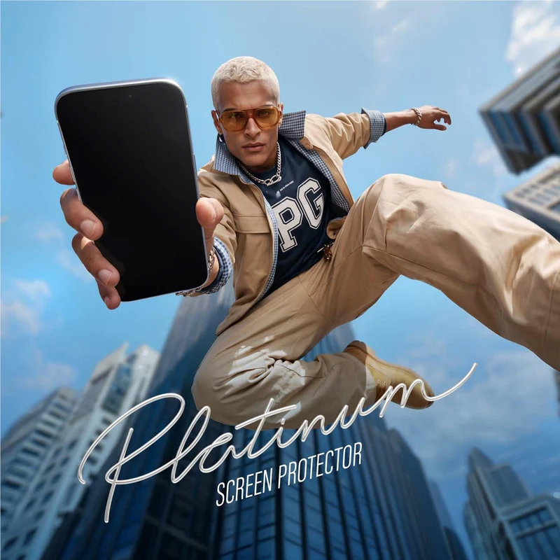 PanzerGlass Platinum Screen Protector for iPhone 18 Pro/17 Pro with FASTFIT IN-A-BOX