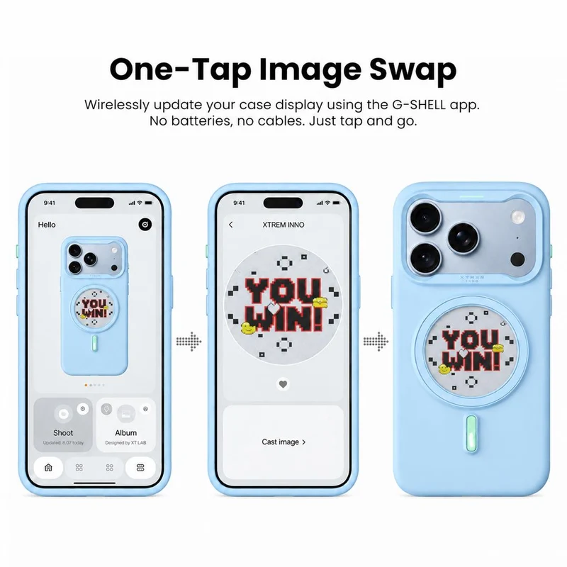 XTREM iPhone 18 Pro MagSafe Customisable Case (Mist Blue)