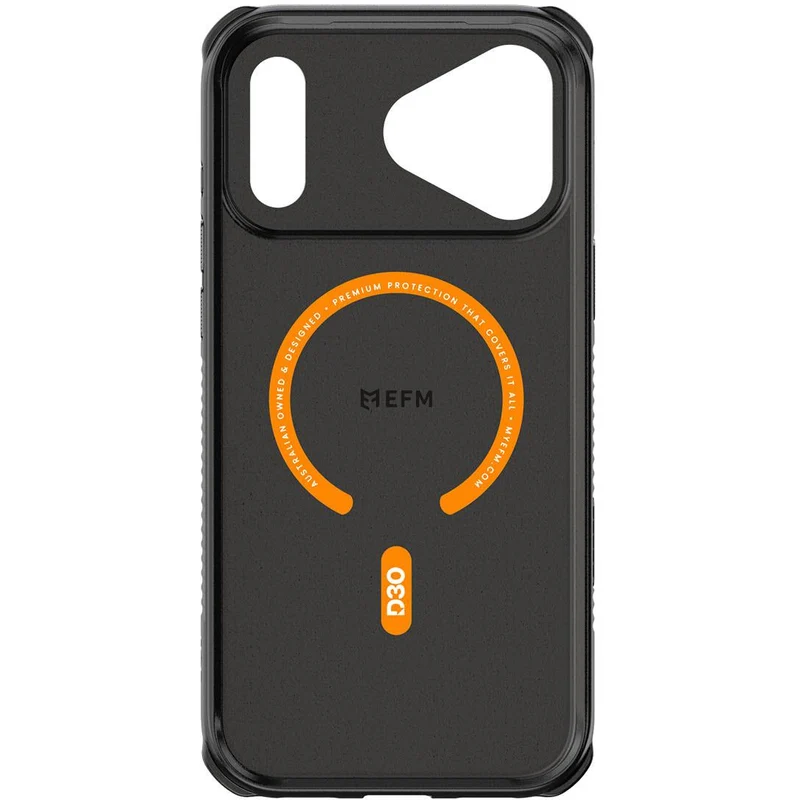 EFM Cayman Case with D3O Zero for iPhone 18 Pro Max (Black)