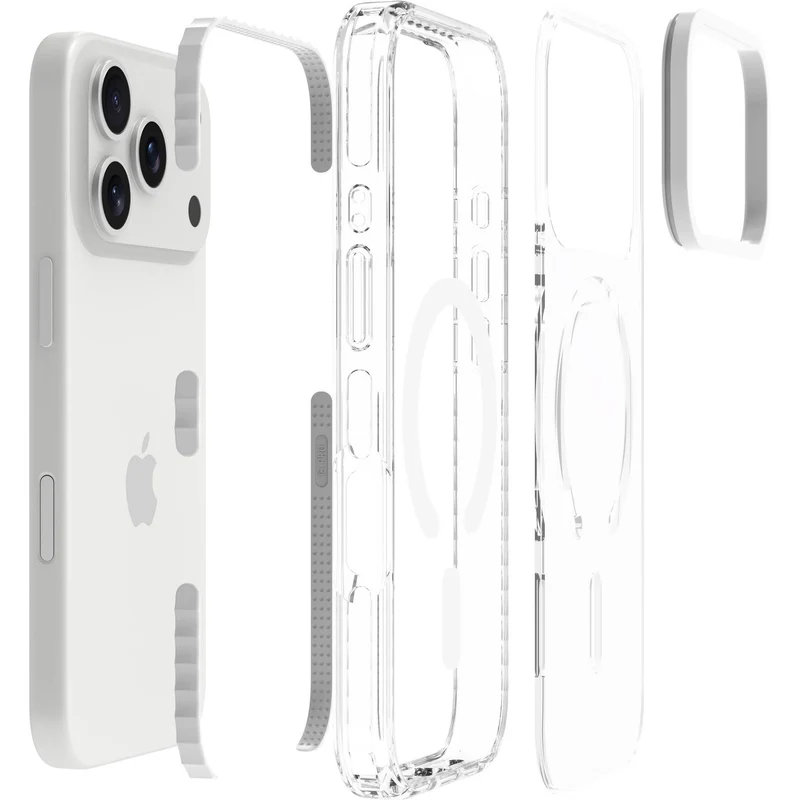 Cygnett Charge and Connect MagSafe Case for iPhone 18 Pro/17 Pro (White)