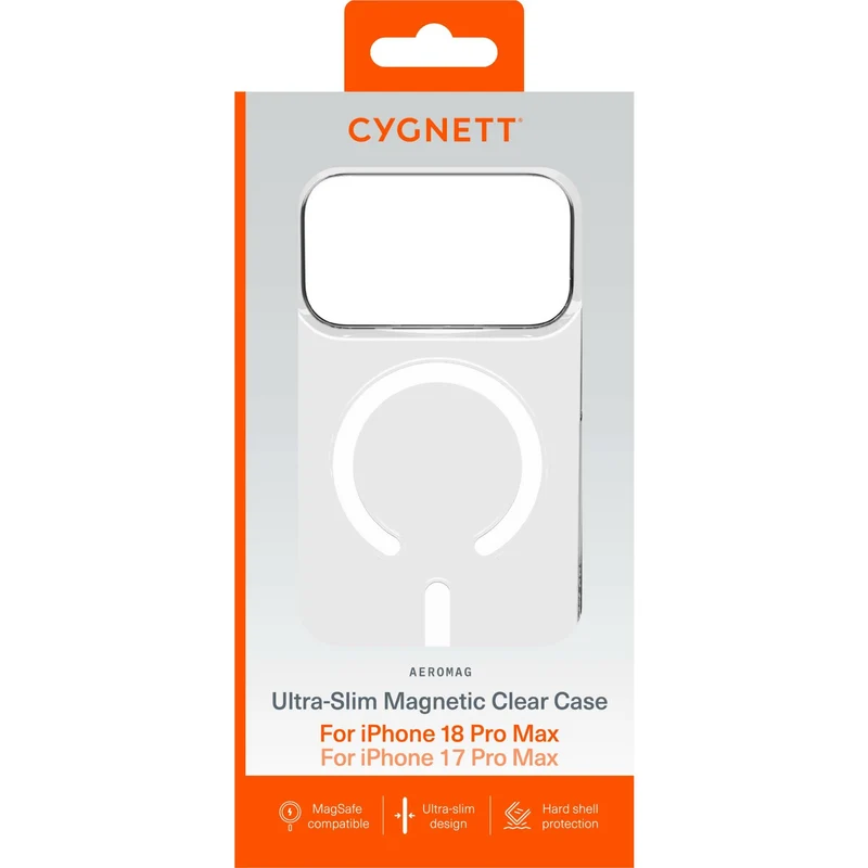 Cygnett AeroMag Slim Magnetic Case for iPhone 18 Pro Max/17 Pro Max