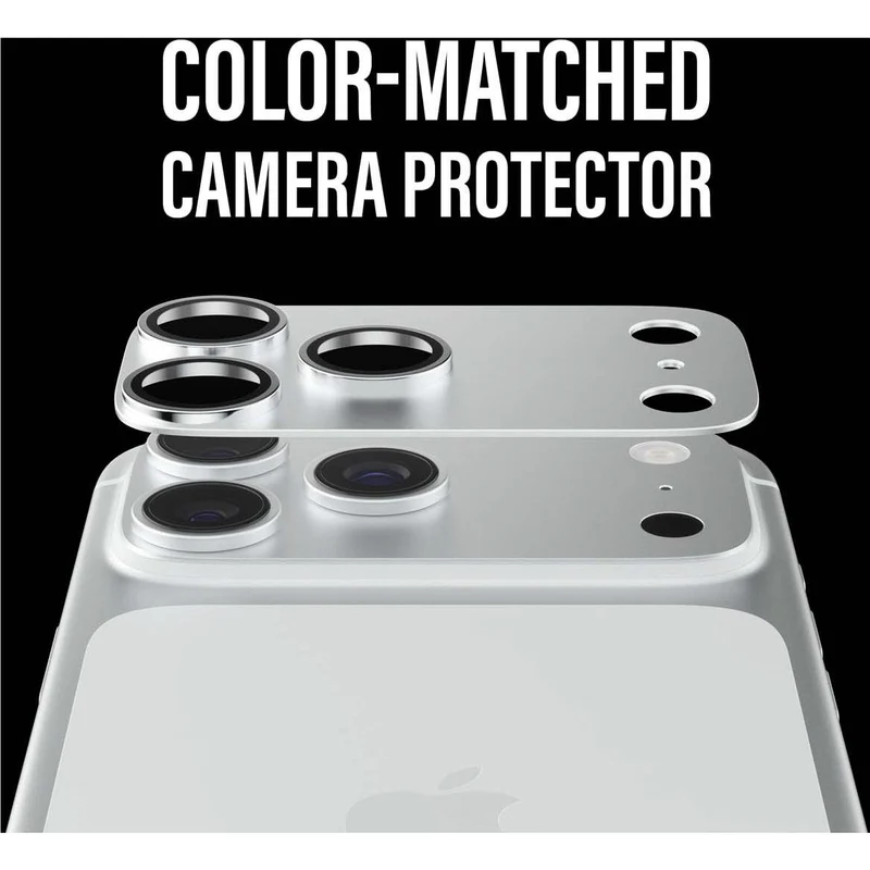 PanzerGlass Fender Camera Protector for iPhone 18 Pro Max (Silver)