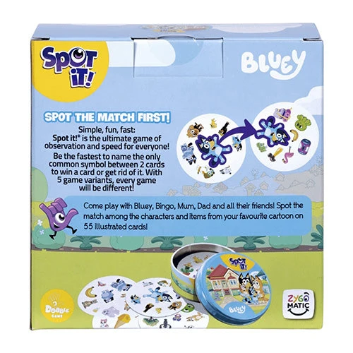 Zygomatic Spot It! Bluey