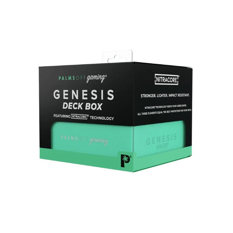 Palms Off Gaming Genesis Deck Box - Turquoise