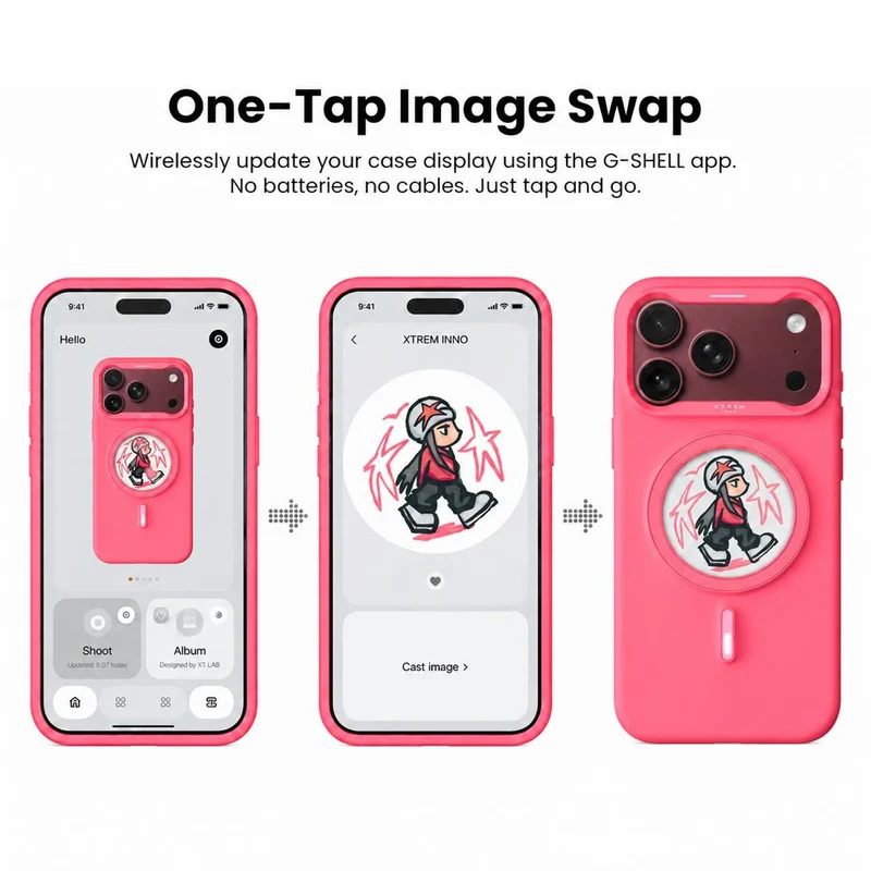 XTREM iPhone 18 Pro Max MagSafe Customisable Case (Berry Pink)