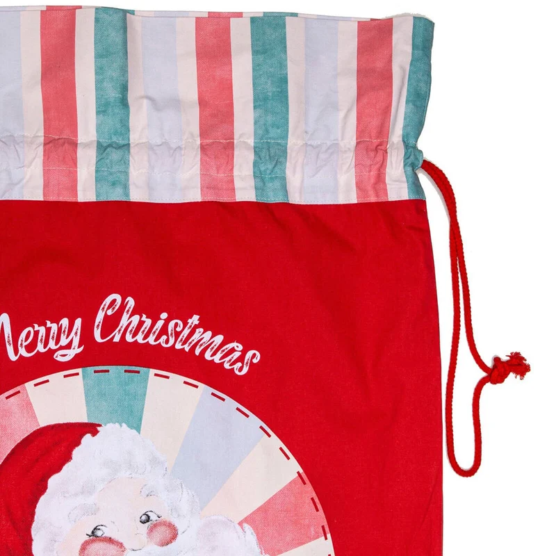 Ladelle Kid's Recycled Cotton Festive/Christmas Santa Sack 60x80cm