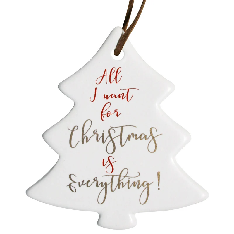 LVD Tree Wreath Home/Office Hanging Xmas Ornament Display Decor 8x9cm Red