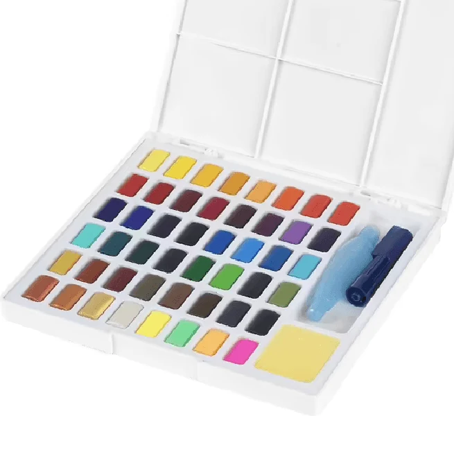 Faber-Castell Creative Studio Watercolour Paint Set 48 + Water Brush