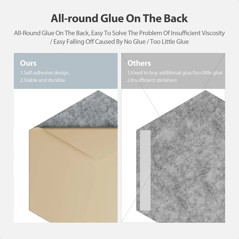 iDeer Life Acoustic Foam Panels Hexagon – 12 Pack