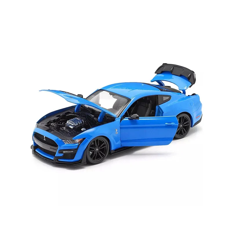 Maisto Licensed 1:18 Scale Ford Mustang Shelby GT-500 2020 Diecast Model Car Blue