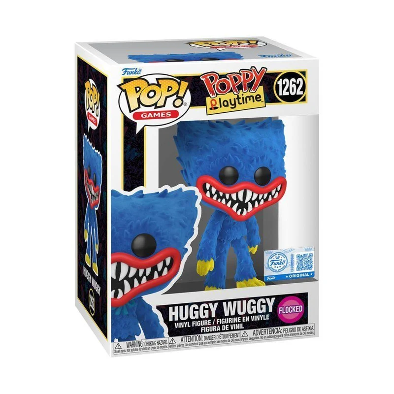 Poppy Playtime – Huggy Wuggy Flocked Pop! Vinyl