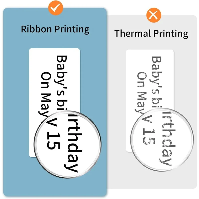 NiimBot Compatible Labeling Ribbon 16m for B18 (Black)