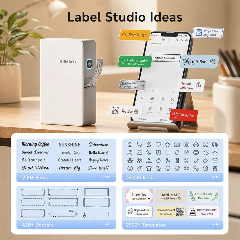 NIIMBOT N1 Portable Bluetooth Label Printer
