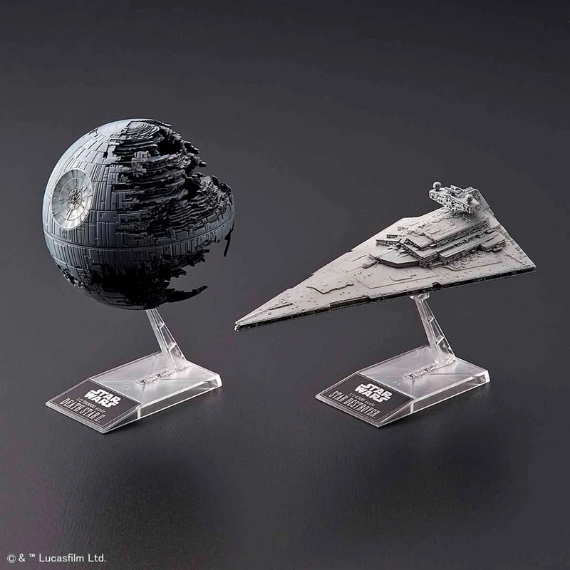Bandai Star Wars Death Star II & Star Destroyer Model Kit Set