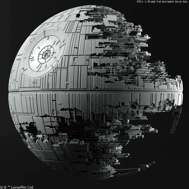 Bandai Star Wars Death Star II & Star Destroyer Model Kit Set