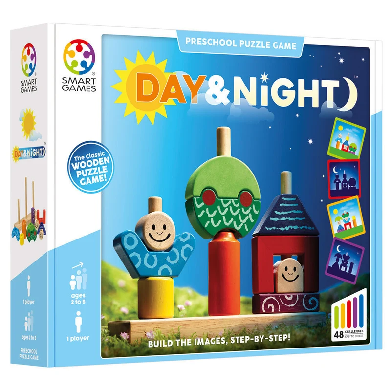 Smart Games Day & Night Puzzle Game Kids/Children Educational Toy