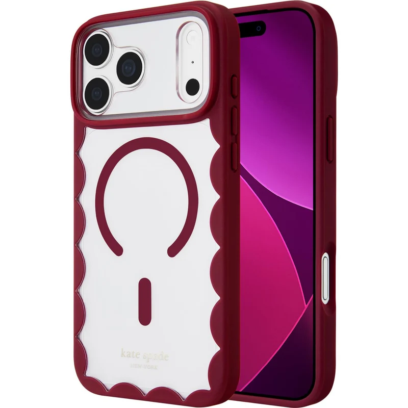 Kate Spade Magsafe Case for iPhone 18 Pro (Rhubarb Jam)