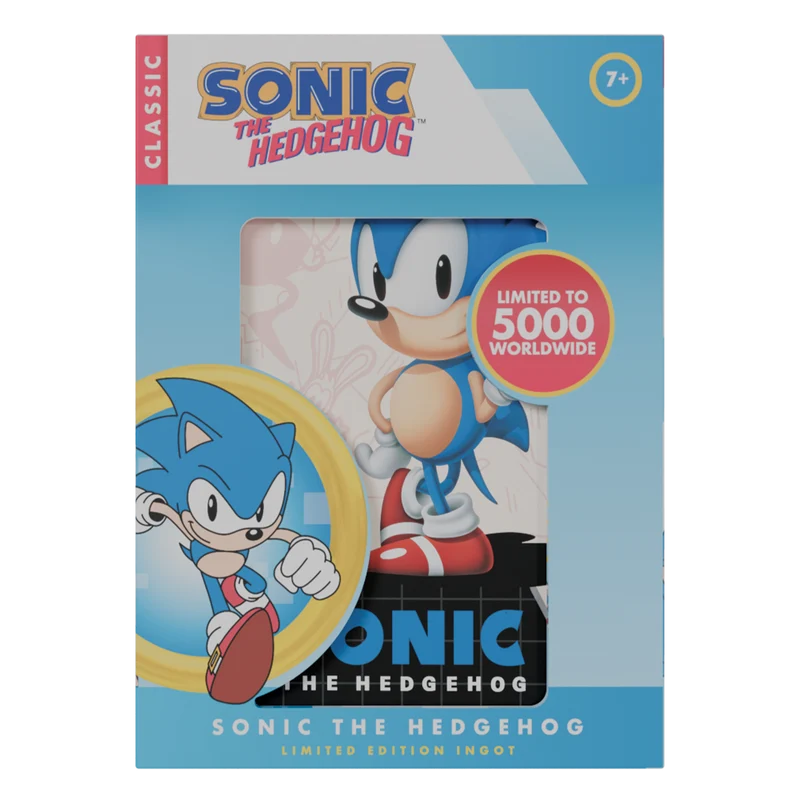 Fanattik Sonic The Hedgehog - Ingot-Limited Edition