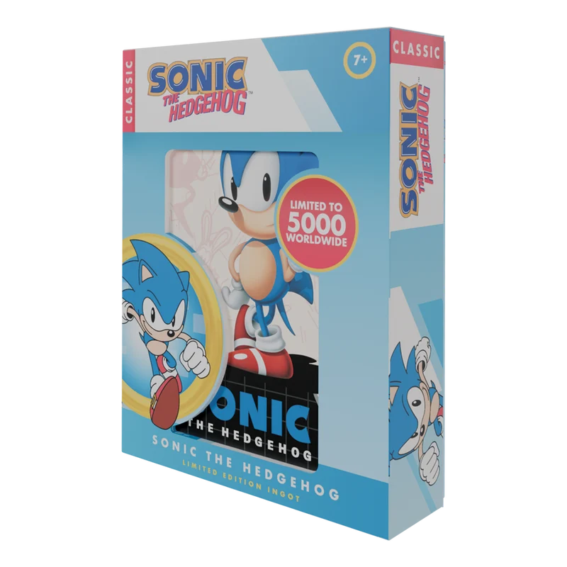 Fanattik Sonic The Hedgehog - Ingot-Limited Edition