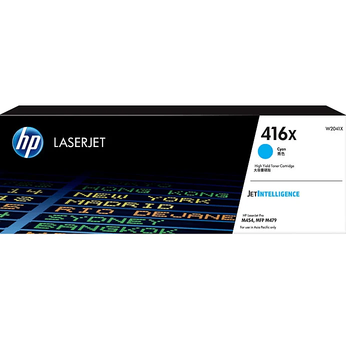 HP 416X Toner Ink Cartridge High Yield Cyan W2041X LaserJet Pro Genuine
