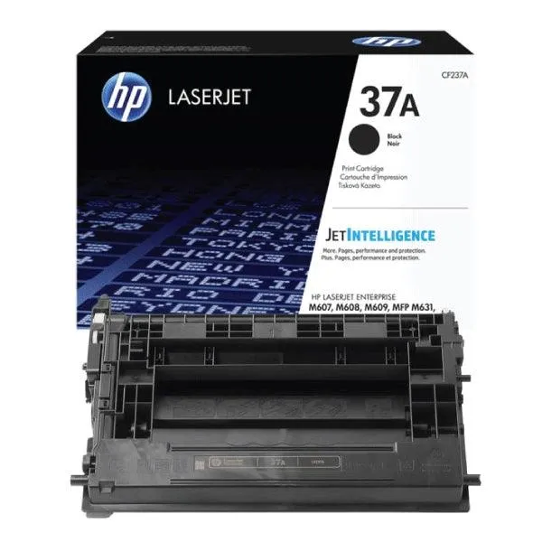 HP 37A Toner Ink Cartridge Black CF237A Genuine Original