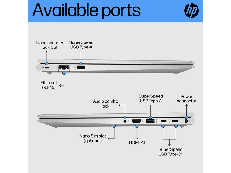 HP ProBook 450 G10 K12 15.6" HD i5-1334U 16GB RAM 256GB SSD Laptop