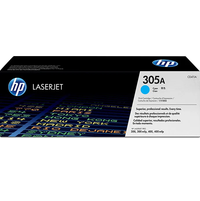 HP 305A Toner Ink Cartridge Cyan LaserJet Genuine