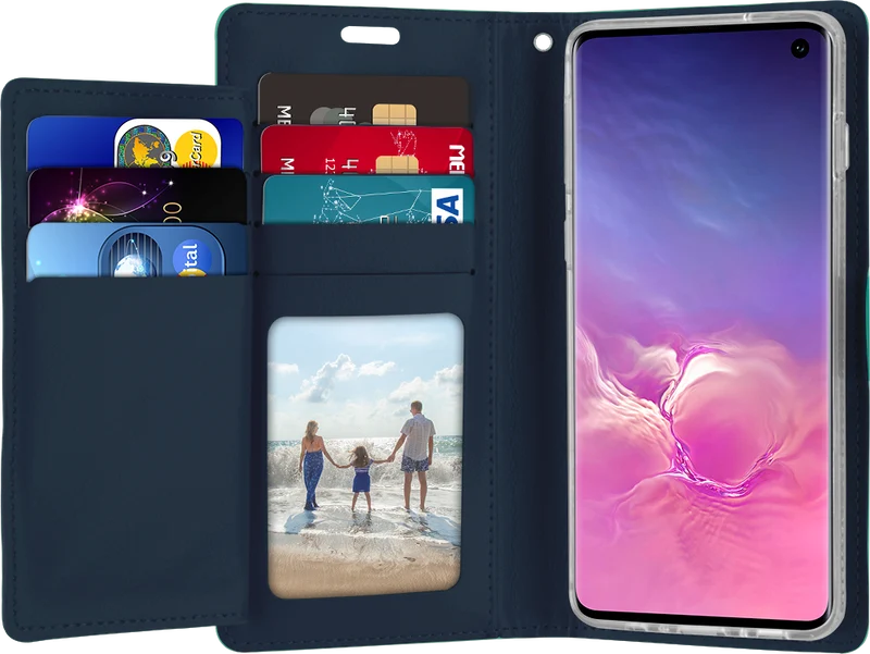 Goospery Rich Diary for iPhone 12 Pro Max - navy