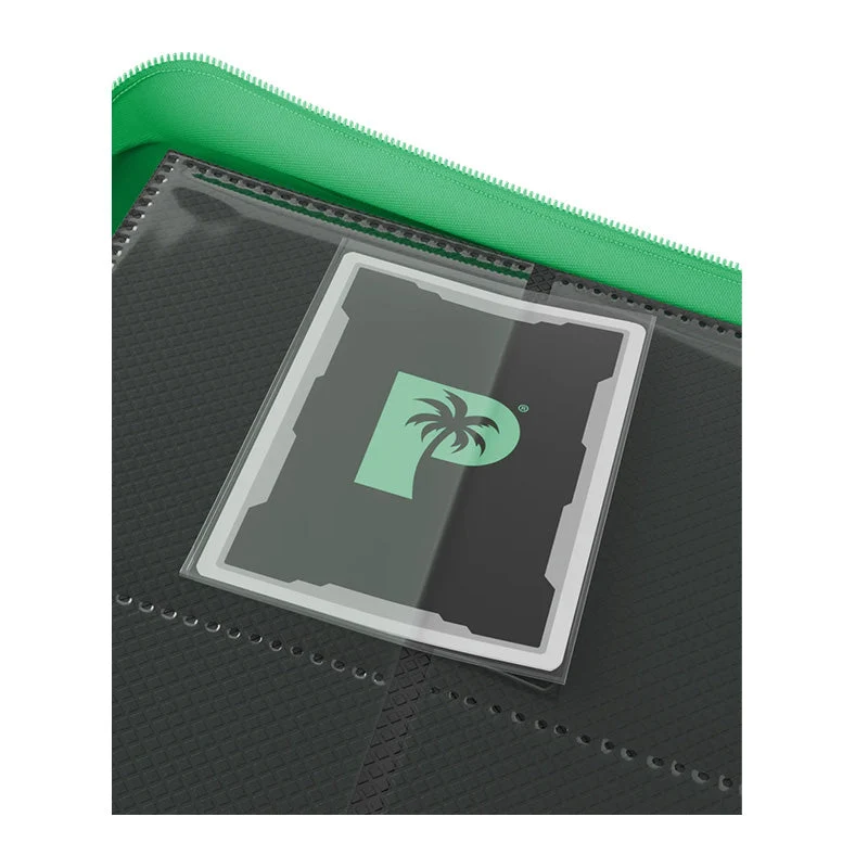 Palms Off Gaming Collector's Series 9 Pocket Zip Trading Card Binder - GREEN