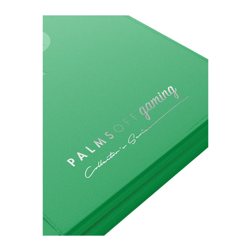 Palms Off Gaming Collector's Series 9 Pocket Zip Trading Card Binder - GREEN