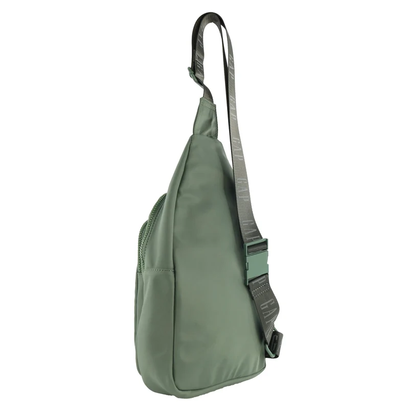 GAP Unisex Travel Nylon Crossbody/Sling Bag w/ Secure Zip 23x38cm Twig
