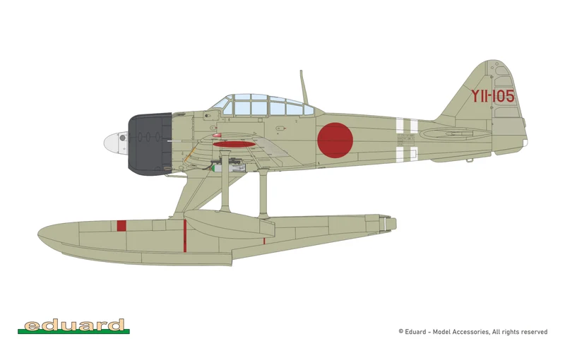 1/48 A6M2-N Rufe Model Kit