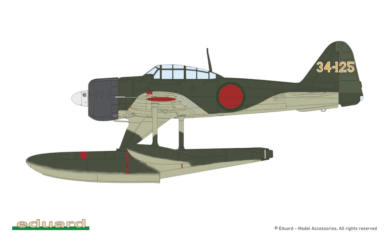 1/48 A6M2-N Rufe Model Kit