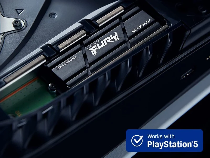 Kingston Fury Renegade 4TB PCIe Gen4 NVMe M.2 SSD with Heatsink (PS5 Ready)