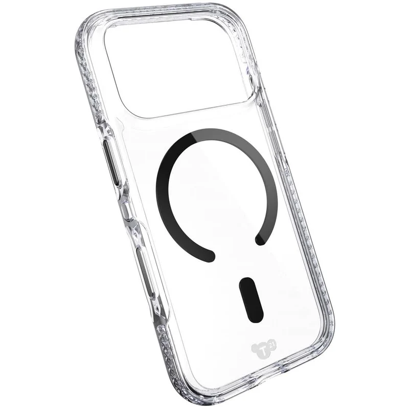 Tech21 EvoCrystal MagSafe Case for iPhone 18 Pro (Clear/Black)