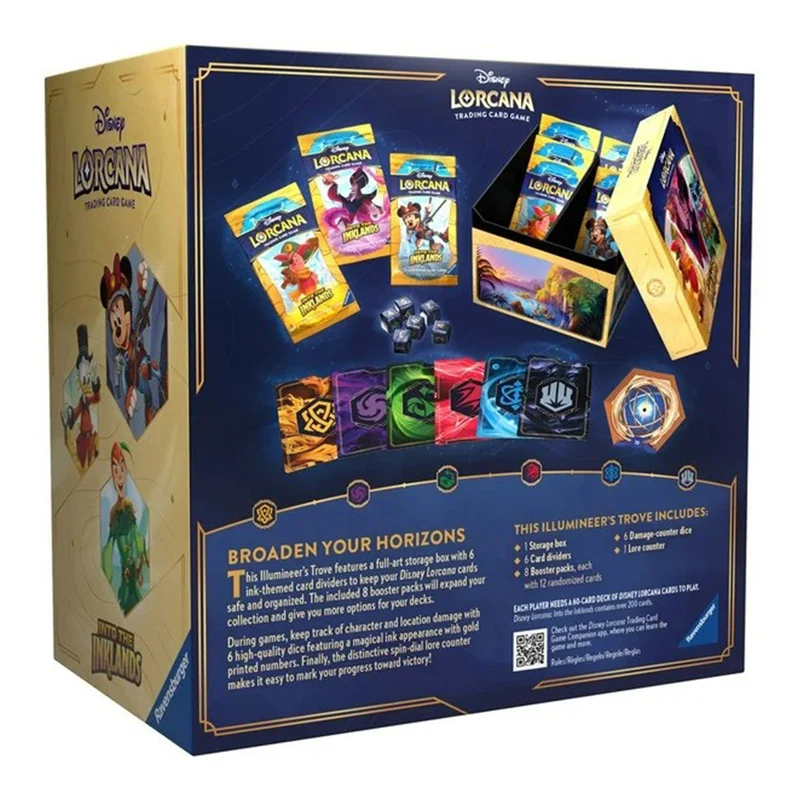 Ravensburger Disney Lorcana TCG Into the Inklands Illumineer's Trove Box