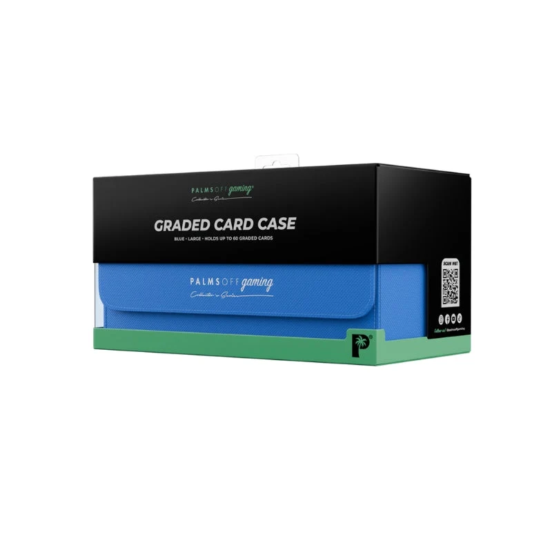 Palms Off Gaming Collector's Series Graded Card Storage Case - Large - BLUE