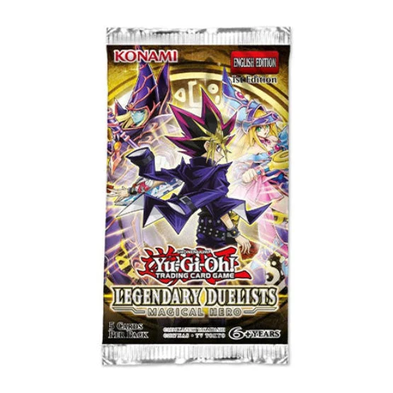 Konami YuGiOh! LED6 Legendary Duelist Magical Hero Booster Box 1st Edition
