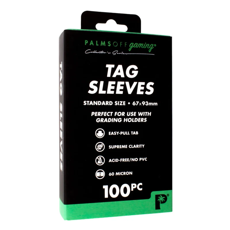 Palms Off Gaming Tag Sleeves - 100pc