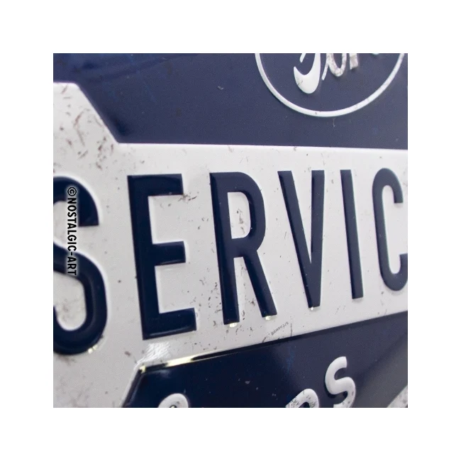 Nostalgic-Art Ford Service and Repairs 20x30cm Medium Metal Tin Sign Plaque